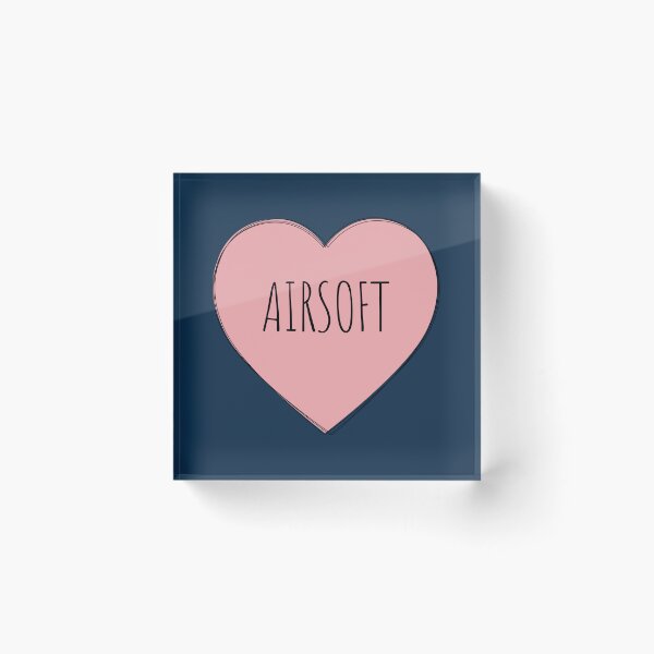 Item preview, I Love Airsoft Pink Heart designed and sold by MaryAller.