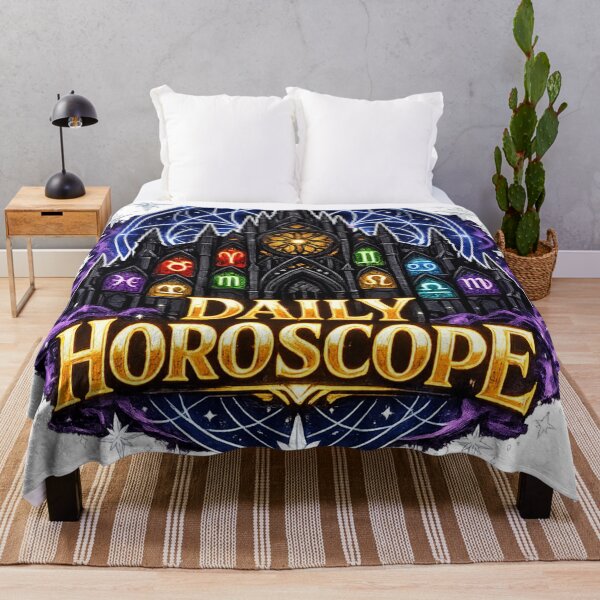 Item preview, Gothic Zodiac Castle Daily Horoscope Astrology Fantasy Design designed and sold by irfanshikh.