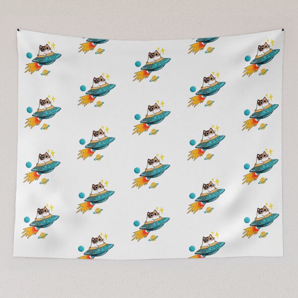 Item preview, Funny Cat Invasion designed and sold by patterngang60s.