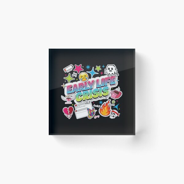 Item preview, Early Life Crisis Relatable Meme Design designed and sold by Redgiant87x.