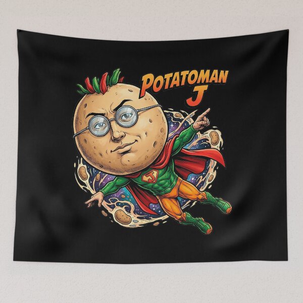 Item preview, Potatoman J The Cosmic Spud Guardian Of The Veggie Empire designed and sold by azelarab.