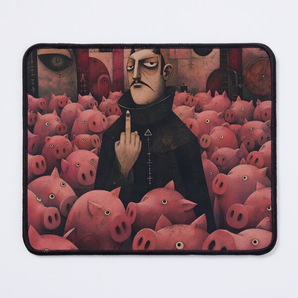 Item preview, the evil guy and his pigs designed and sold by Henri Banks.