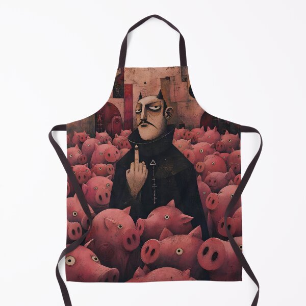Item preview, the evil guy and his pigs designed and sold by Henri Banks.