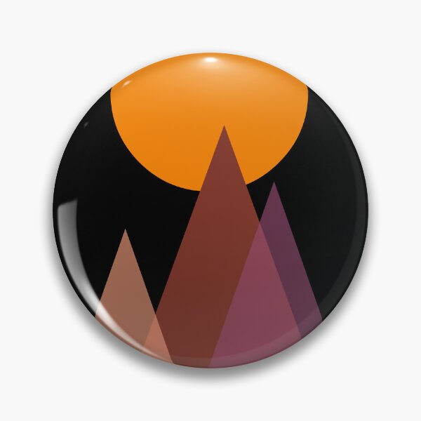 Item preview, Geometric Mountain Sunset designed and sold by NNAANN.