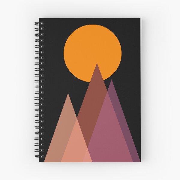 Item preview, Geometric Mountain Sunset designed and sold by NNAANN.