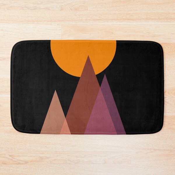 Item preview, Geometric Mountain Sunset designed and sold by NNAANN.