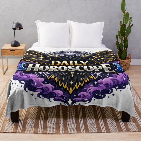 Item preview, Mystical Raven Zodiac Daily Horoscope Astrology Cosmic Design designed and sold by irfanshikh.