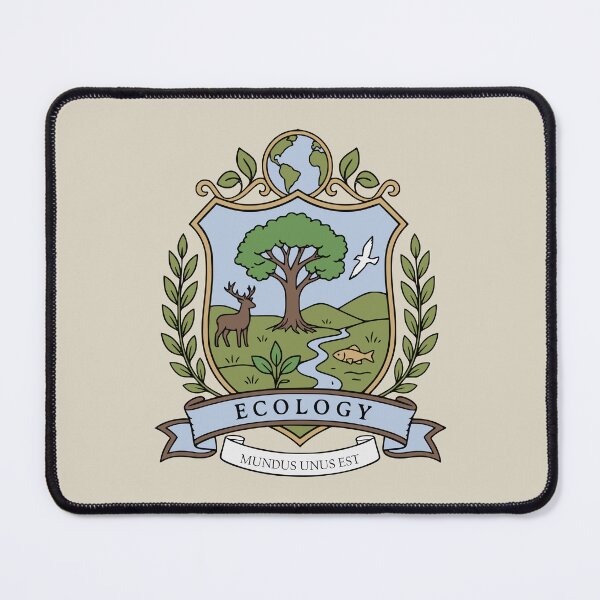 Item preview, Ecology Crest - Science Coat of Arms designed and sold by MicroMarket.