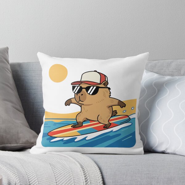 Item preview, Cool Surfing Capybara Graphic designed and sold by RiderSpoon.