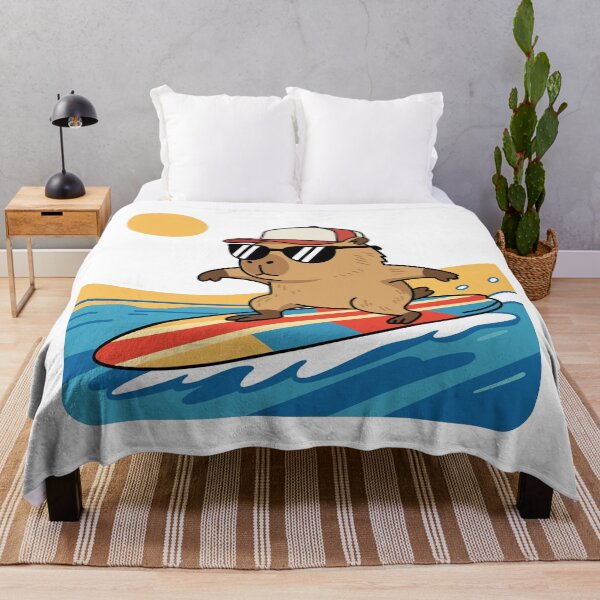 Item preview, Cool Surfing Capybara Graphic designed and sold by RiderSpoon.