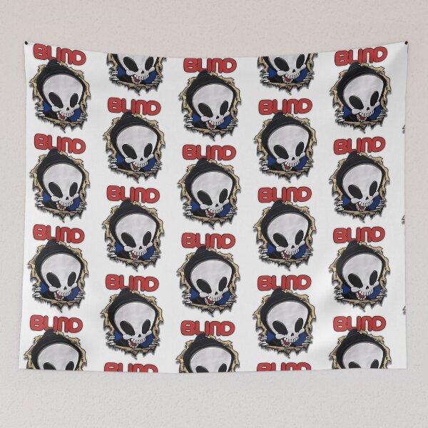 Item preview, Blind Skateboards Skeleton Hook Ups Skate Hookups Hook-Ups 90'S Vintage Skateboard Reaper designed and sold by glorianadrew.