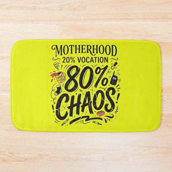Item preview, Motherhood 20% Vocation 80% Chaos - Parenting Humor designed and sold by CoffeeAndChao.