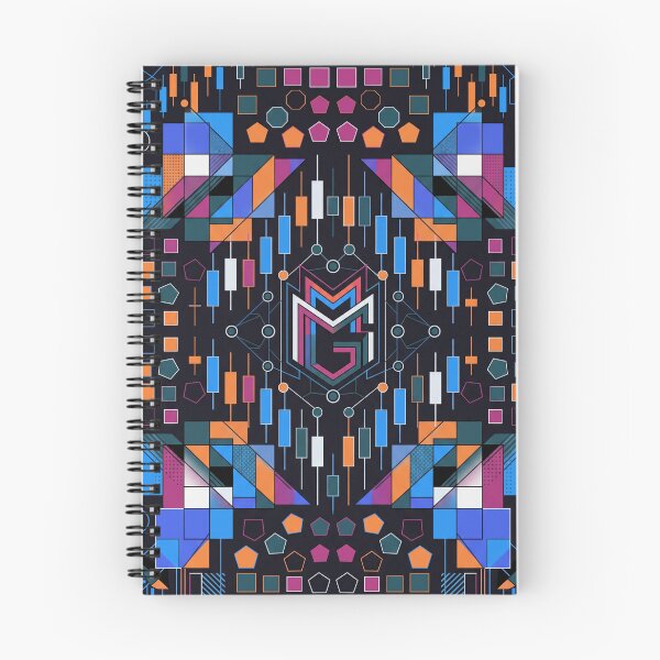 Item preview, Futuristic Geometric Monogram Digital Tech Data Art designed and sold by Pride Emblem Prints.