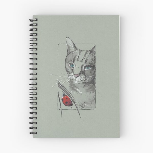 Item preview, Cat and Ladybug designed and sold by Middia Arts.