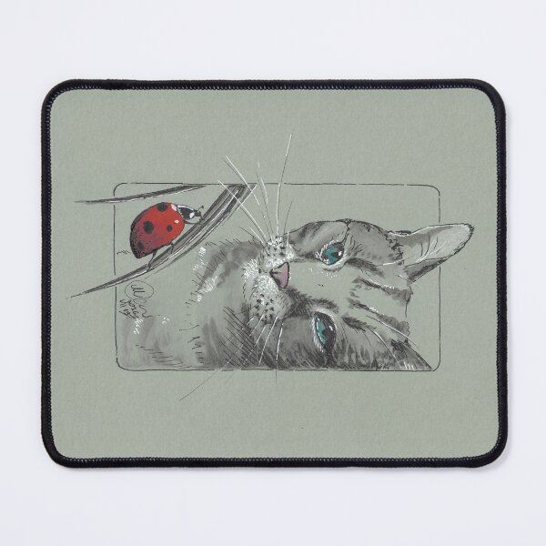 Item preview, Cat and Ladybug designed and sold by Middia Arts.