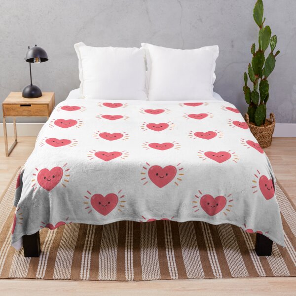 Item preview, Cute Kawaii Glowing Heart Sunburst Smiling Pink Love Aesthetic designed and sold by Rehnair.