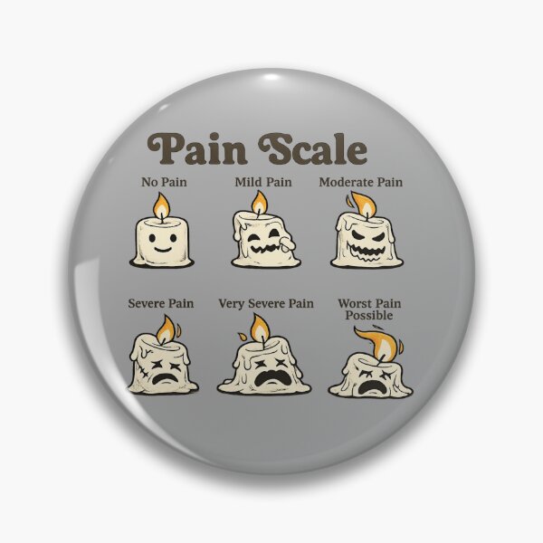 Item preview, Haunted Candle Pain Scale for Healthcare Workers designed and sold by POD DYNASTY | Original Print On Demand T-Shirt Graphics.