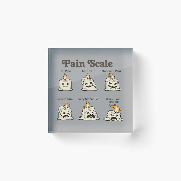 Item preview, Haunted Candle Pain Scale for Healthcare Workers designed and sold by POD DYNASTY | Original Print On Demand T-Shirt Graphics.