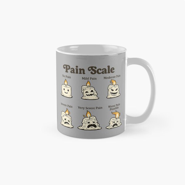 Item preview, Haunted Candle Pain Scale for Healthcare Workers designed and sold by POD DYNASTY | Original Print On Demand T-Shirt Graphics.