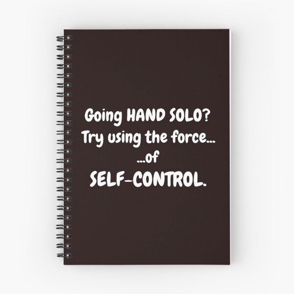 Item preview, Going Hand Solo? Funny | Self-Control Joke | Humorous Wordplay Typography Design designed and sold by kjson1.