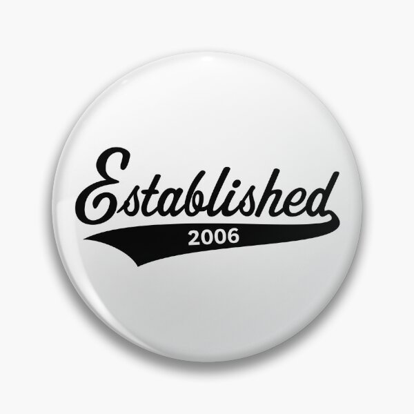 Item preview, Established 2006 (EST 2006 / Year Of Birth / Birthday / Black) designed and sold by MrFaulbaum.