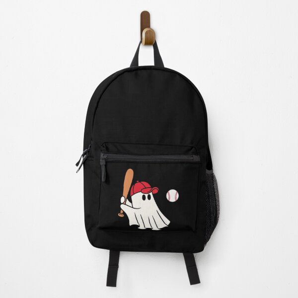 Item preview, Baseball Player Ghost Graphic - Cute Ghost Holding Bat Vector Art designed and sold by GrimNest.