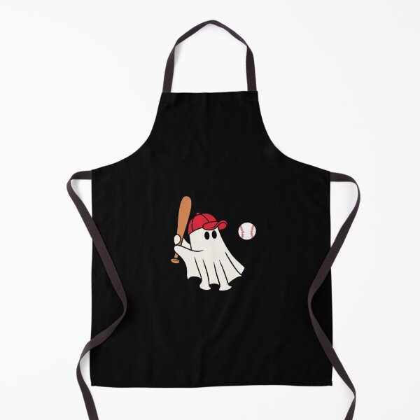 Item preview, Baseball Player Ghost Graphic - Cute Ghost Holding Bat Vector Art designed and sold by GrimNest.