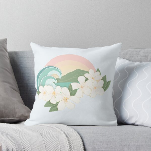 Item preview, Pastel Ocean Plumeria Wave designed and sold by JulesGoyco.