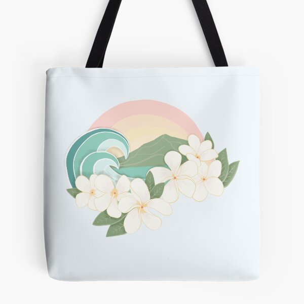 Item preview, Pastel Ocean Plumeria Wave designed and sold by JulesGoyco.