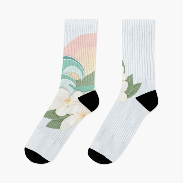 Item preview, Pastel Ocean Plumeria Wave designed and sold by JulesGoyco.