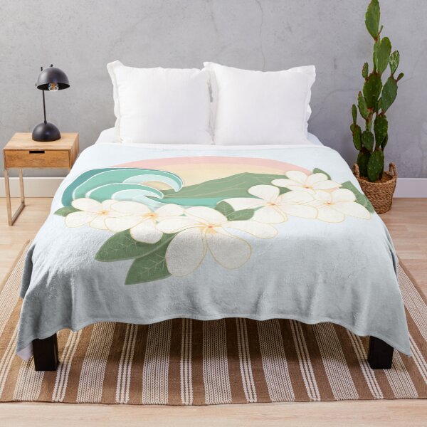 Item preview, Pastel Ocean Plumeria Wave designed and sold by JulesGoyco.