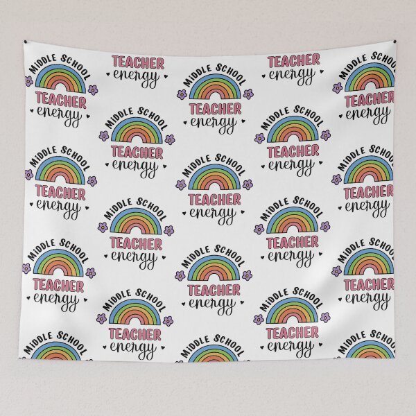 Item preview, Middle School Teacher Energy designed and sold by mabry-jenaez.