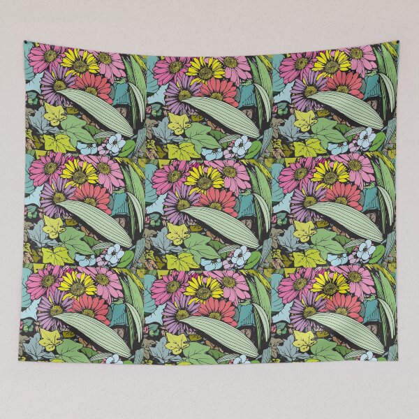 Item preview, Retro Daisy Garden Pop Art  designed and sold by cremedecolor.