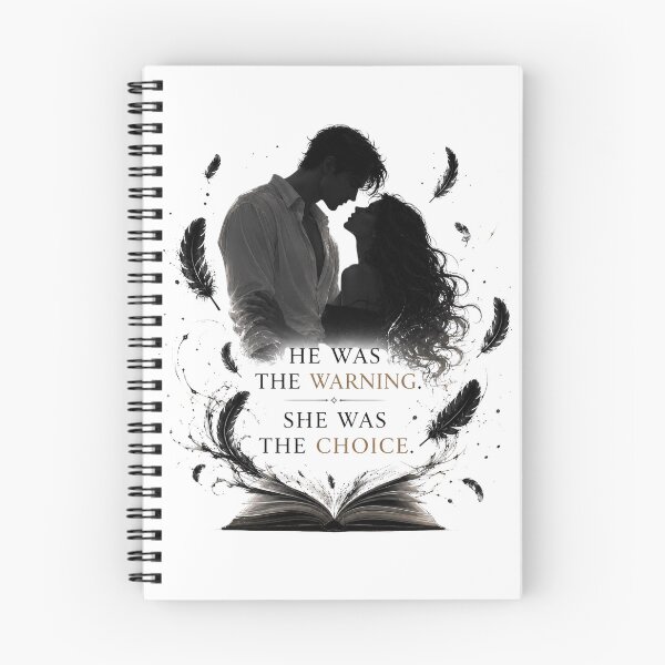 Item preview, He Was the Warning She Was the Choice | Dark Romance Bookish Design designed and sold by Mirosi-S.