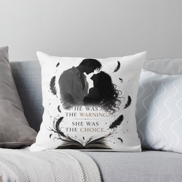 Item preview, He Was the Warning She Was the Choice | Dark Romance Bookish Design designed and sold by Mirosi-S.
