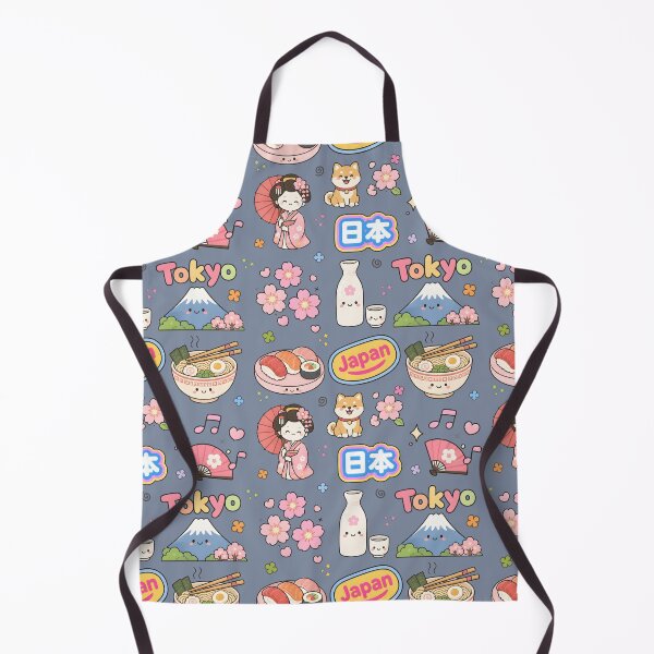 Item preview, Japan Cute Collage Pastel Seamless Pattern designed and sold by HowToCanadian.