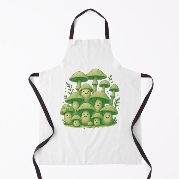 Item preview, Cute Green Mushroom Friends Forest Design designed and sold by GetGoodFit.