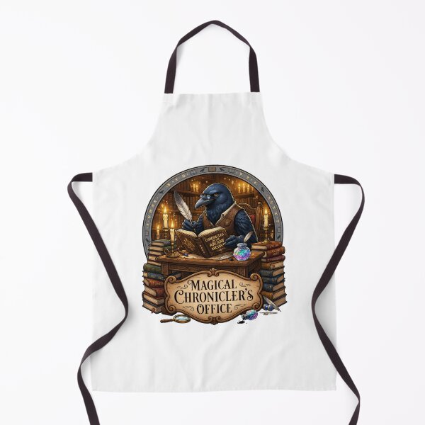 Item preview, Magical Chronicler's Office | Raven Archivist | Arcane Library | Fantasy Book Lover | Dark Academia | Magical Scholar | Gothic Library Gift designed and sold by MrDev.