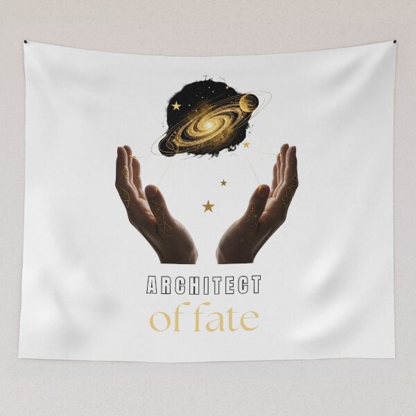 Item preview, Architect of Fate Motivational Galaxy Design designed and sold by Hayir Design.