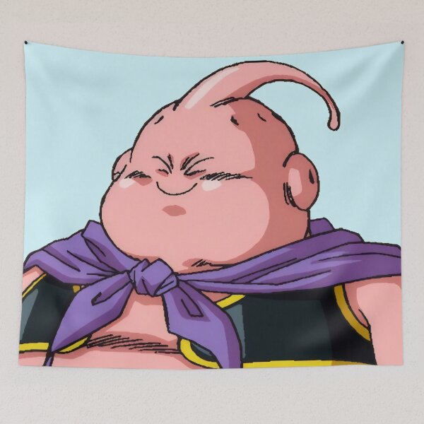 Item preview, Smiling Chubby Demon with Purple Cape - Vintage Anime Style designed and sold by Billy Morfo™.
