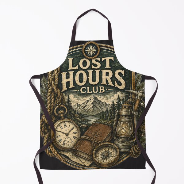 Item preview, Lost Hours Club – Vintage Pocket Watch Explorer Badge designed and sold by Golden Era Studio.