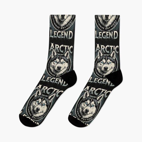 Item preview, Art - Stylized Nordic Dog, Tattoo-Inspired Graphic Illustration designed and sold by World-Pets.