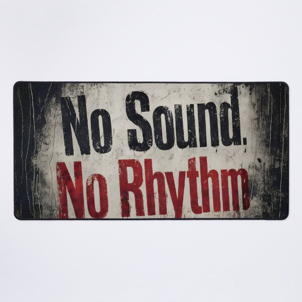 Item preview, No Sound, No Rhythm designed and sold by Marcu Ioachim.