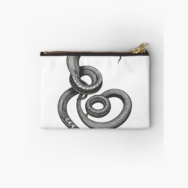 Item preview, Snake and Dagger Line Art Tattoo designed and sold by CrippiCrippi.