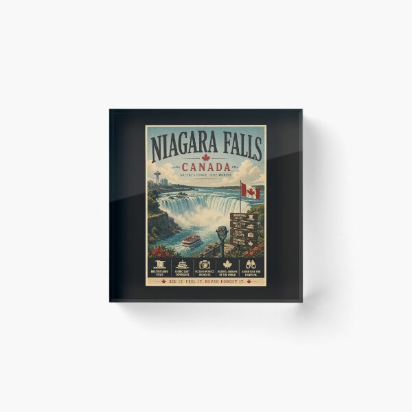 Item preview, Vintage Niagara Falls - Canada Poster designed and sold by GoodOldVintage.