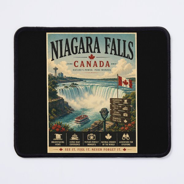 Item preview, Vintage Niagara Falls - Canada Poster designed and sold by GoodOldVintage.