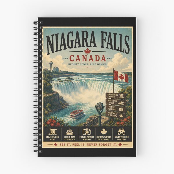 Item preview, Vintage Niagara Falls - Canada Poster designed and sold by GoodOldVintage.