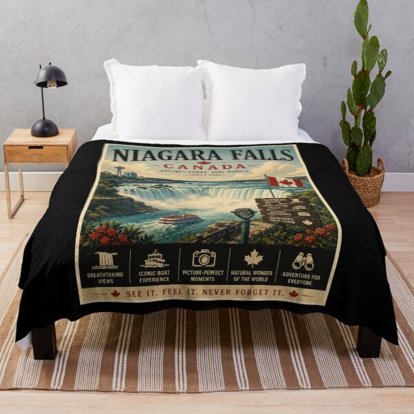 Item preview, Vintage Niagara Falls - Canada Poster designed and sold by GoodOldVintage.
