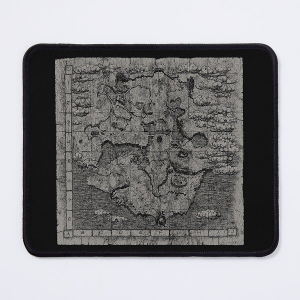 Item preview, Shadow of the Colossus Forbidden Lands PS2 Map Distressed designed and sold by Power Up Prints.