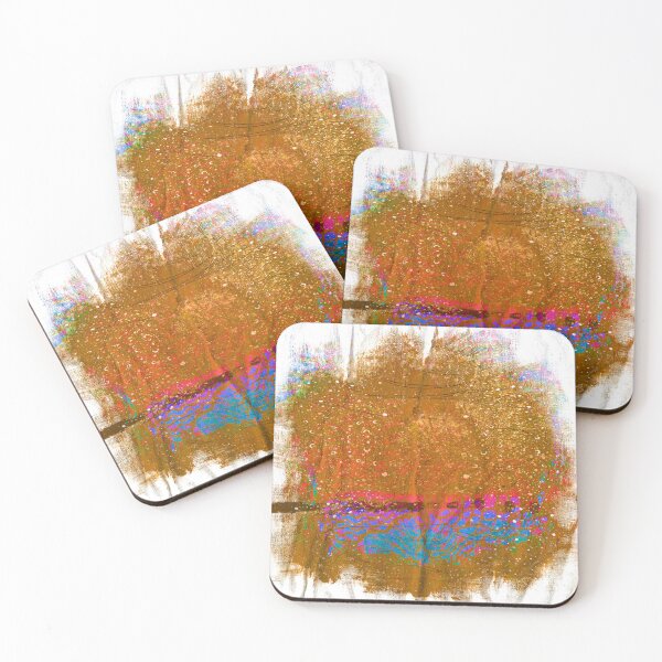 Item preview, Organic Earth and Neon Sea – Abstract Canvas Texture Art designed and sold by MAMA.art.Rio <Marsailhe_Milward>.